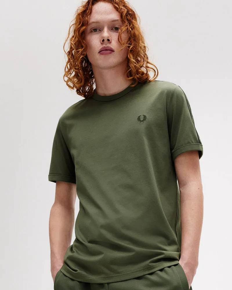 Contrast Tape Ringer T-Shirt