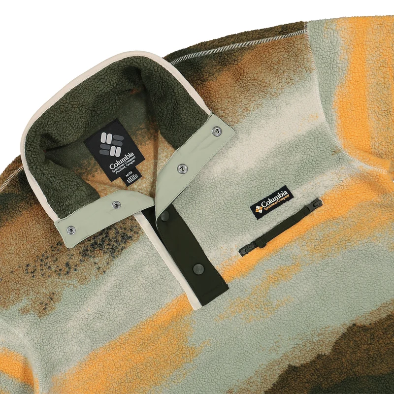 Helvetia II Printed Half Snap Fleece