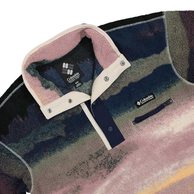 Helvetia II Printed Half Snap Fleece