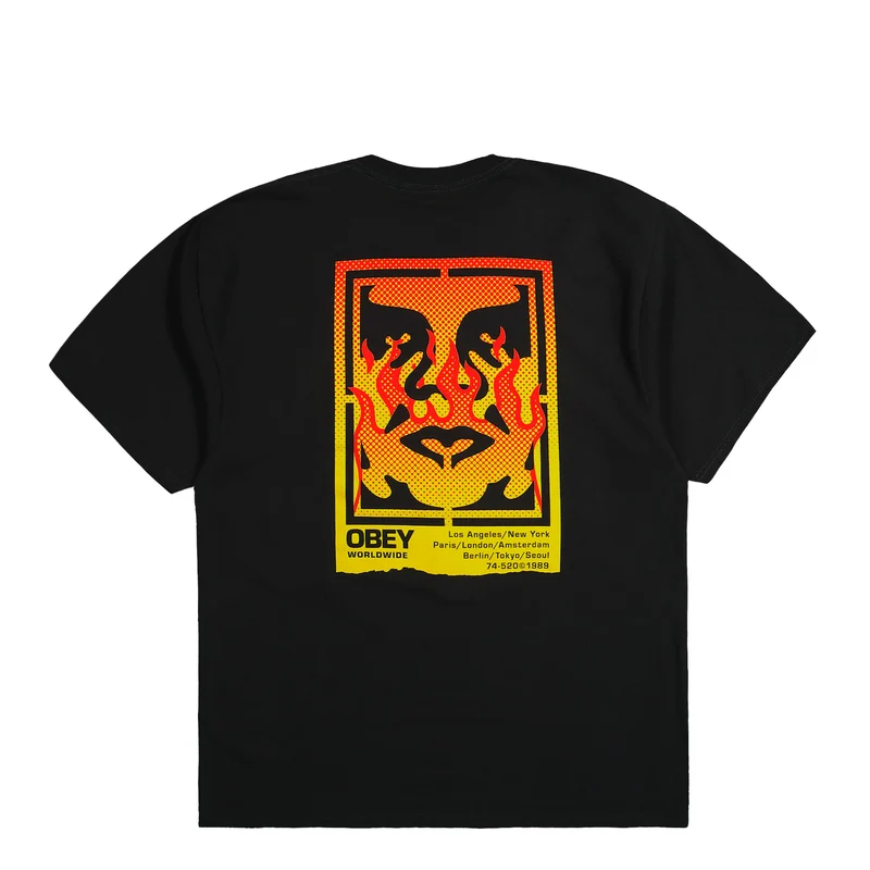 Icon Stencil Flame T-Shirt