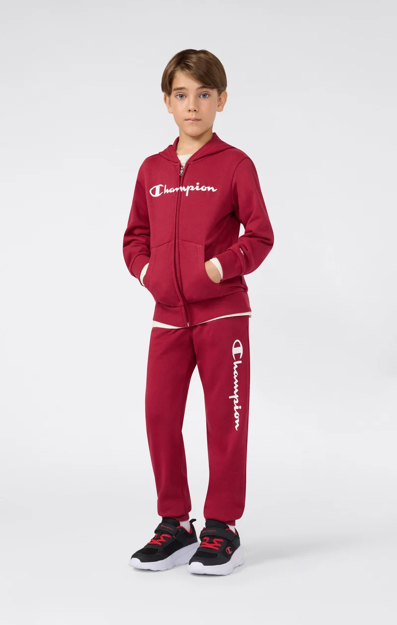 Boys' Full Zip Hoodie with Maxi Logo