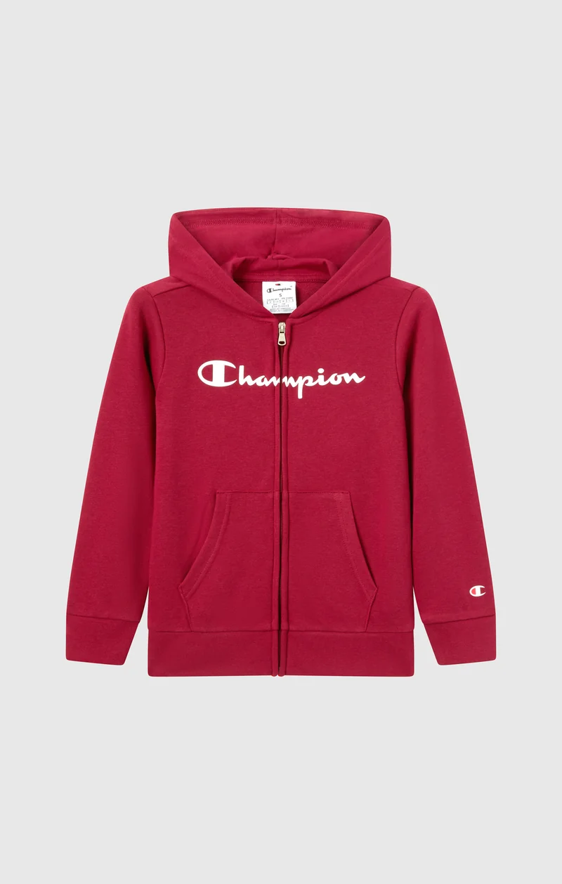 Boys' Full Zip Hoodie with Maxi Logo