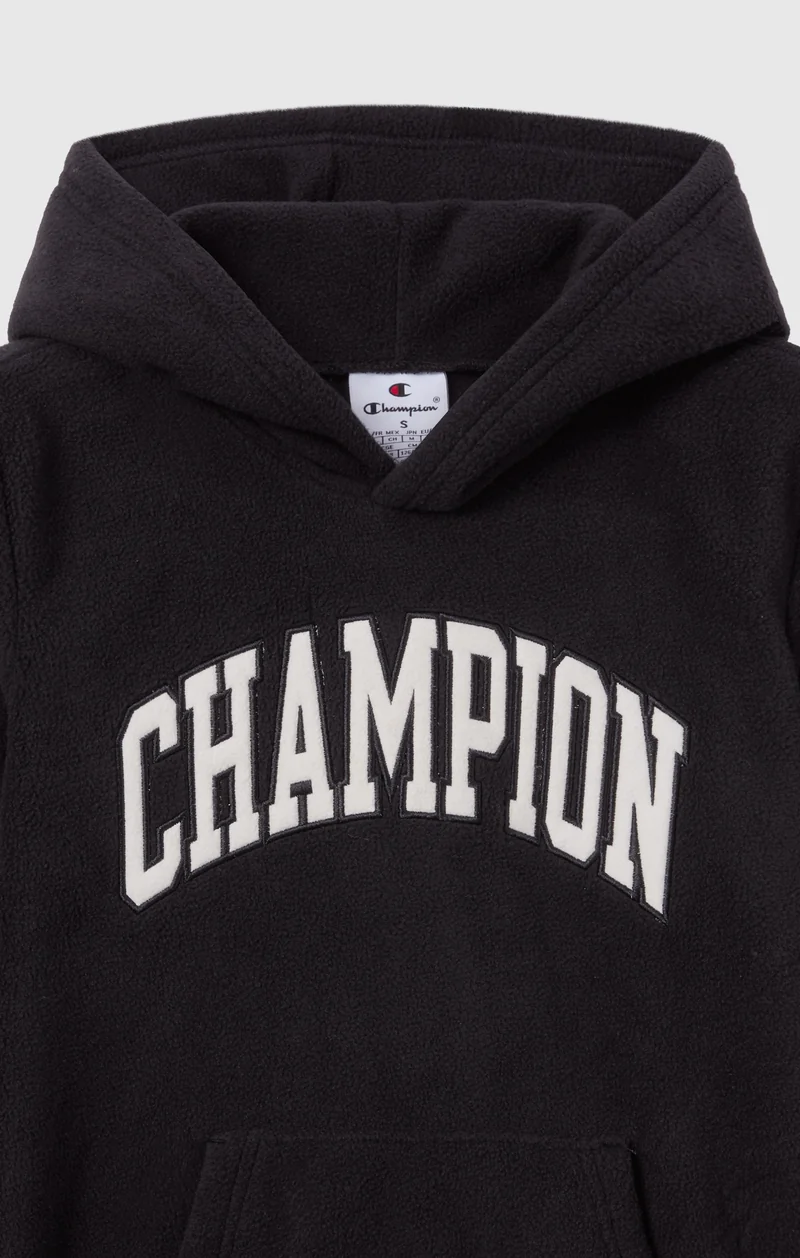 Boys' Fleece Polar Hoodie Script Logo