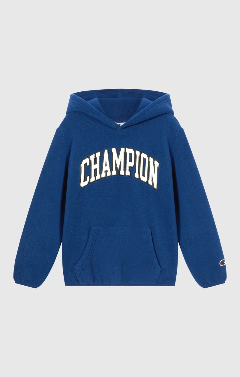 Boys' Fleece Polar Hoodie Script Logo