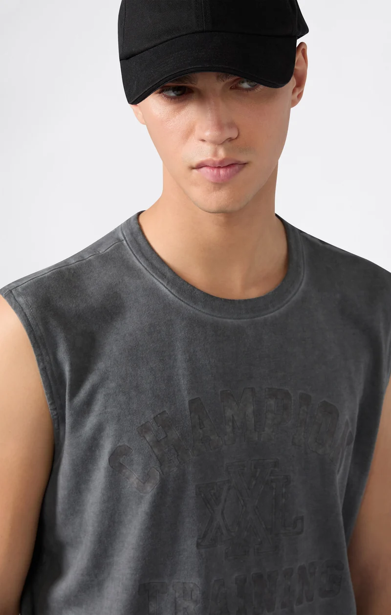 Men’s Graphic Muscle GYM Stretch Tank