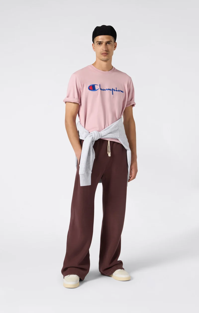 Men’s Heavyweight Wide-Leg Fleece Jogger Pants Reverse Weave