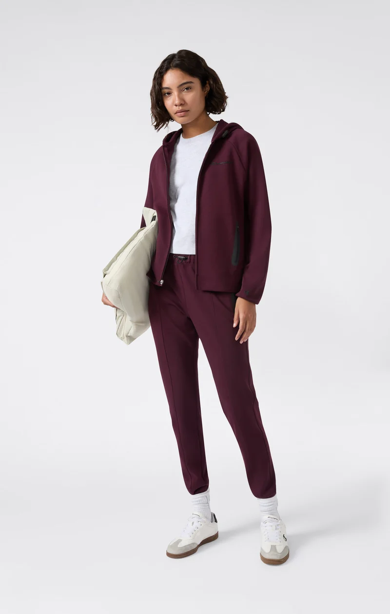 Women’s Cuffed Slim Fit Pants with Zip Pockets C-Tech