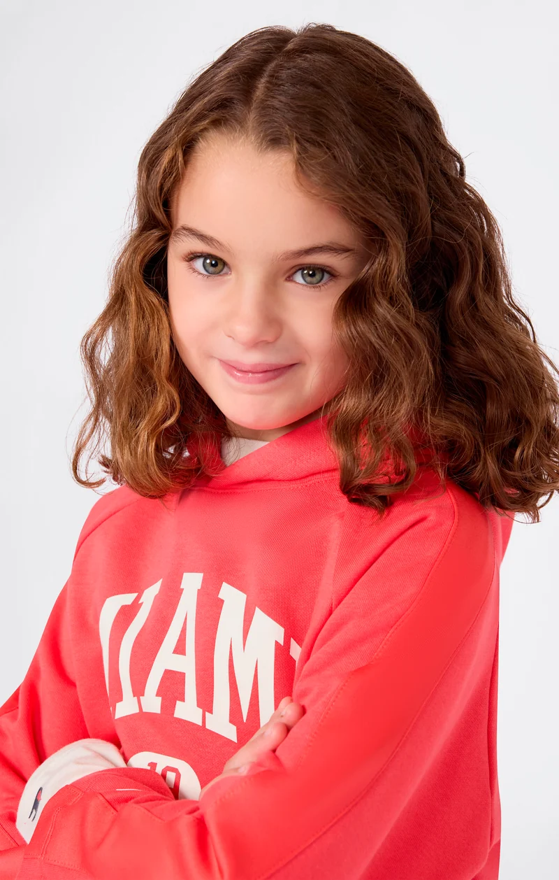 Girls' Fleece Hooded Sweatshirt