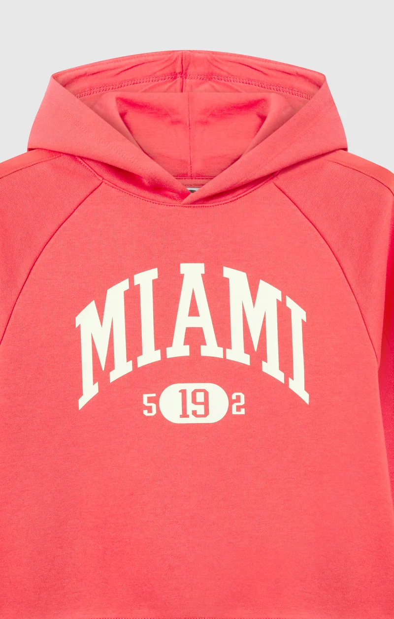 Girls' Fleece Hooded Sweatshirt