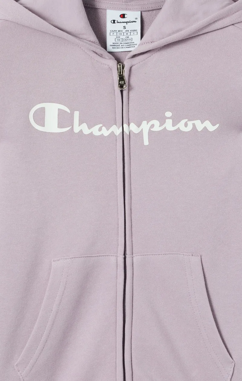 Boys' Full Zip Hoodie with Maxi Logo