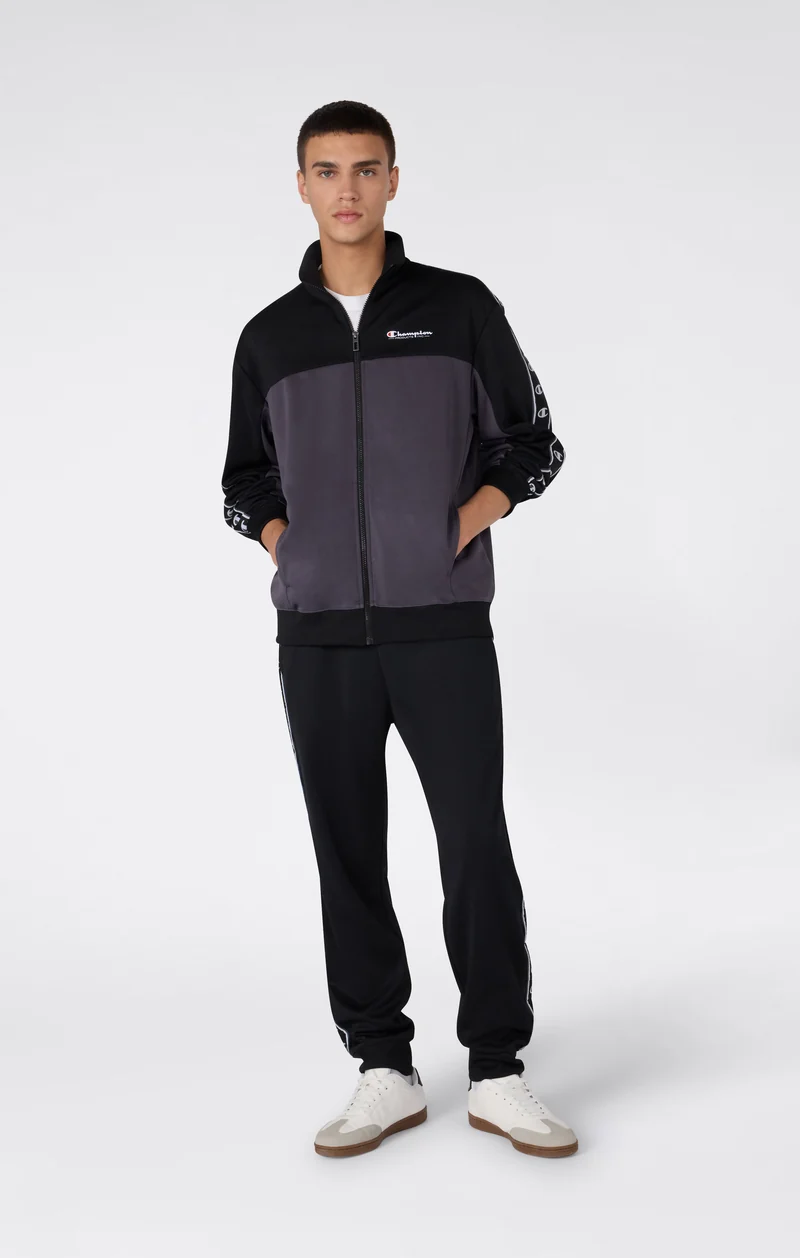 Men's Full Zip Interlock Tracksuit