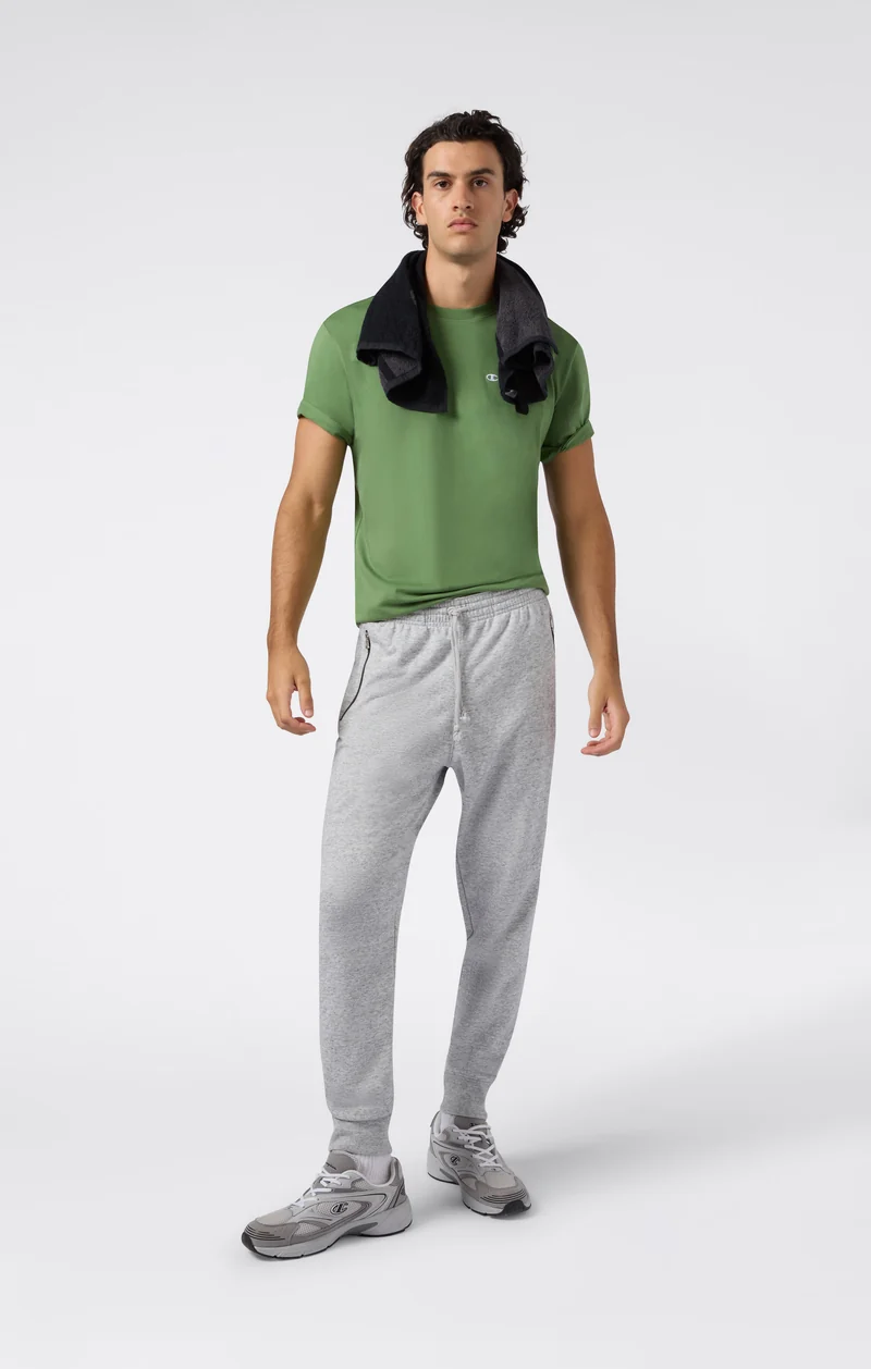Men's Joggers with Front Zip Pockets and Ribbed Cuffs Icons