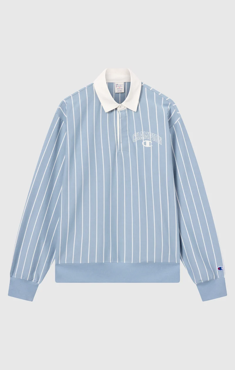 Men’s Striped Polo Street Varsity