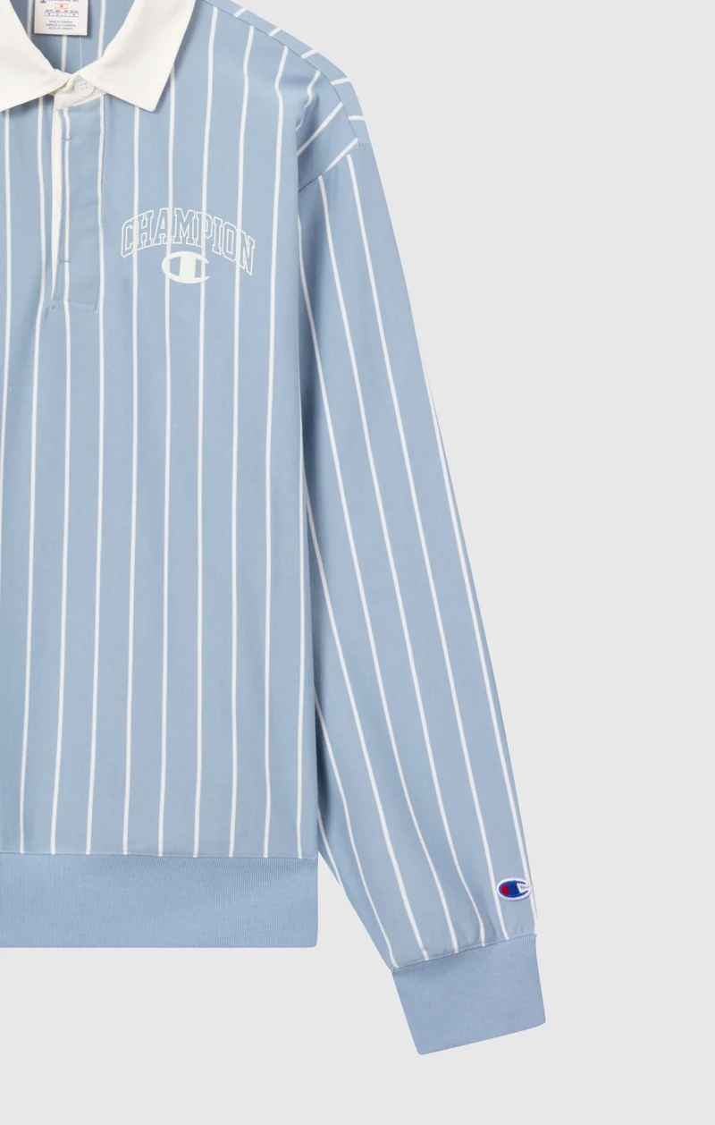 Men’s Striped Polo Street Varsity
