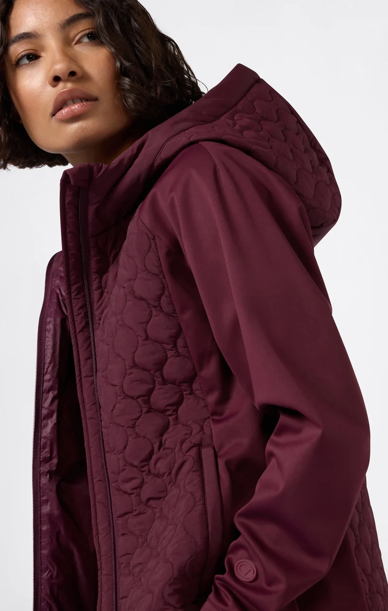 Women's Polyfilled Hooded Jacket
