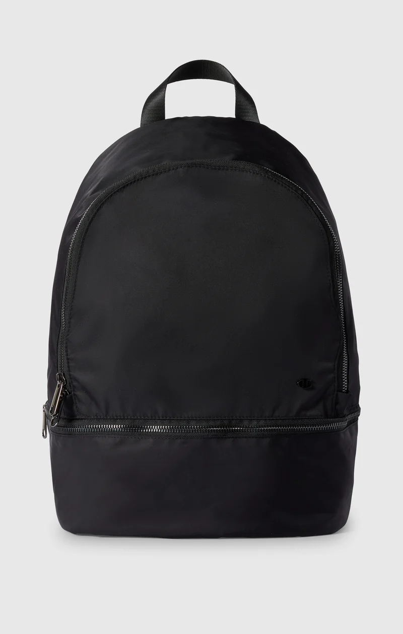 Satin Backpack with Bottom Compartment