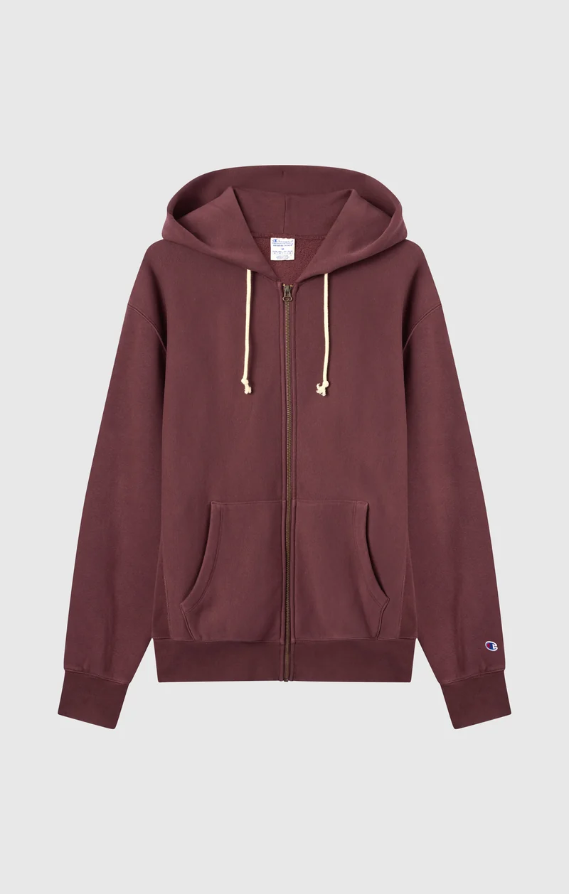 Men's Fleece Full Zip Hoodie Reverse Weave