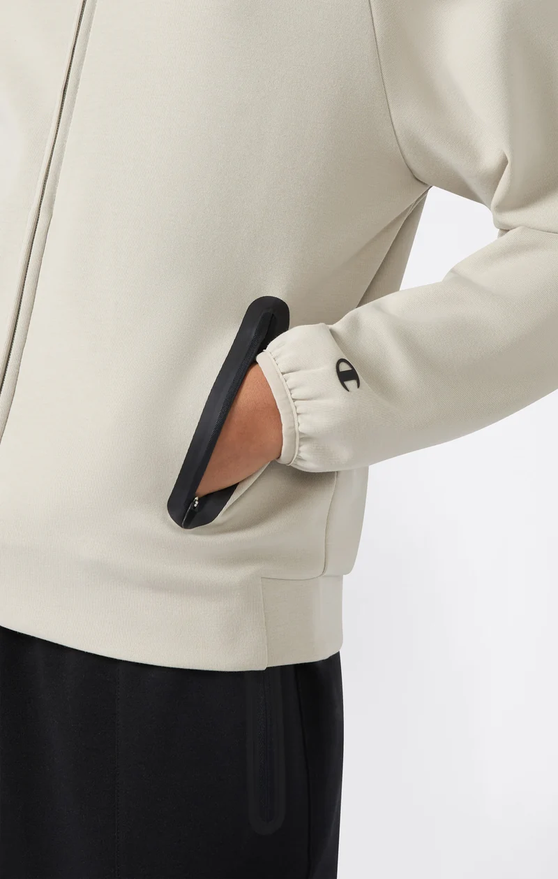 Women’s Full Zip Hoodie Stretch Poly-Cotton Sweatshirt C-Tech