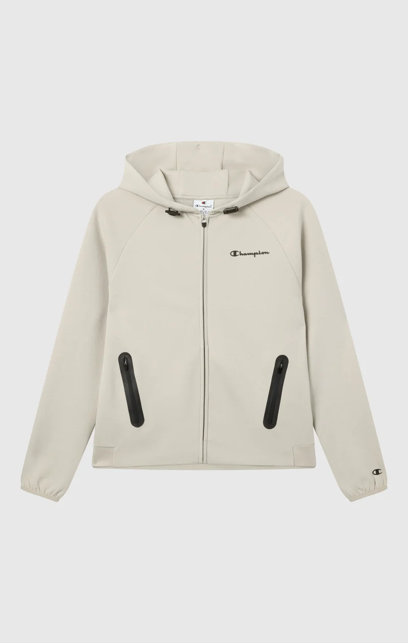 Women’s Full Zip Hoodie Stretch Poly-Cotton Sweatshirt C-Tech