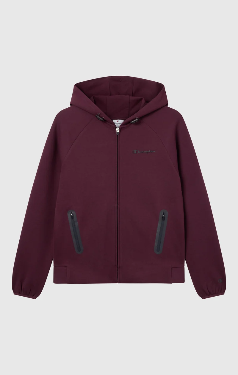 Women’s Full Zip Hoodie Stretch Poly-Cotton Sweatshirt C-Tech