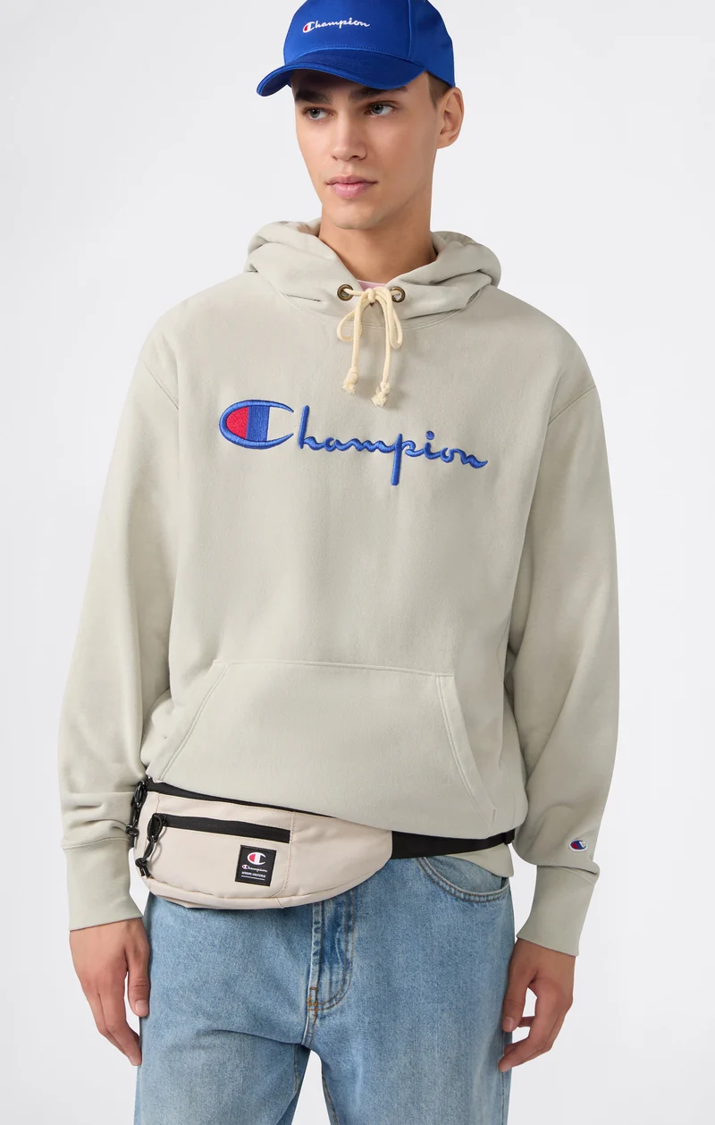 Reverse Weave Men's Loose Fit Hoodie