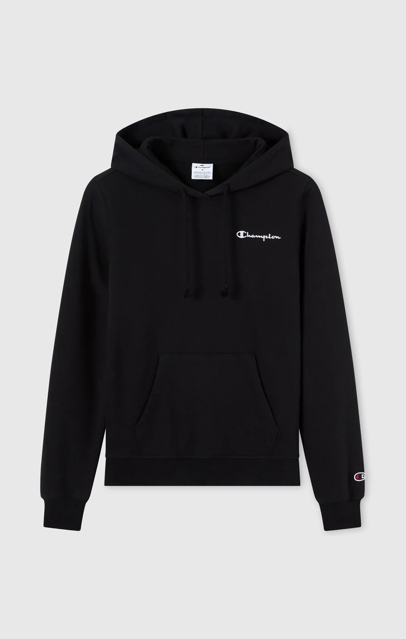 Women’s Fleece Hoodie with Small Embroidered Logo Icons