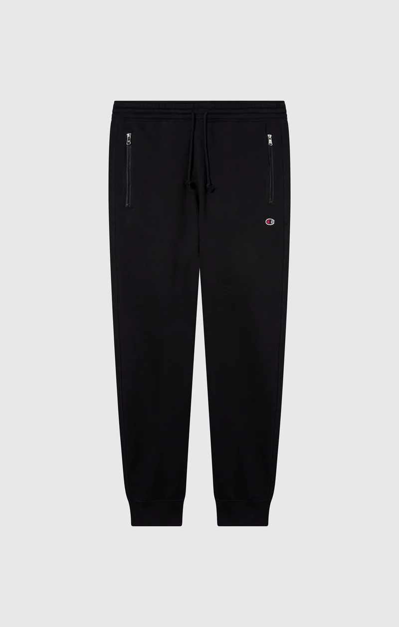 Men’s Slim Fit Fleece Pants with Cuffs and Brushed Interior Icons