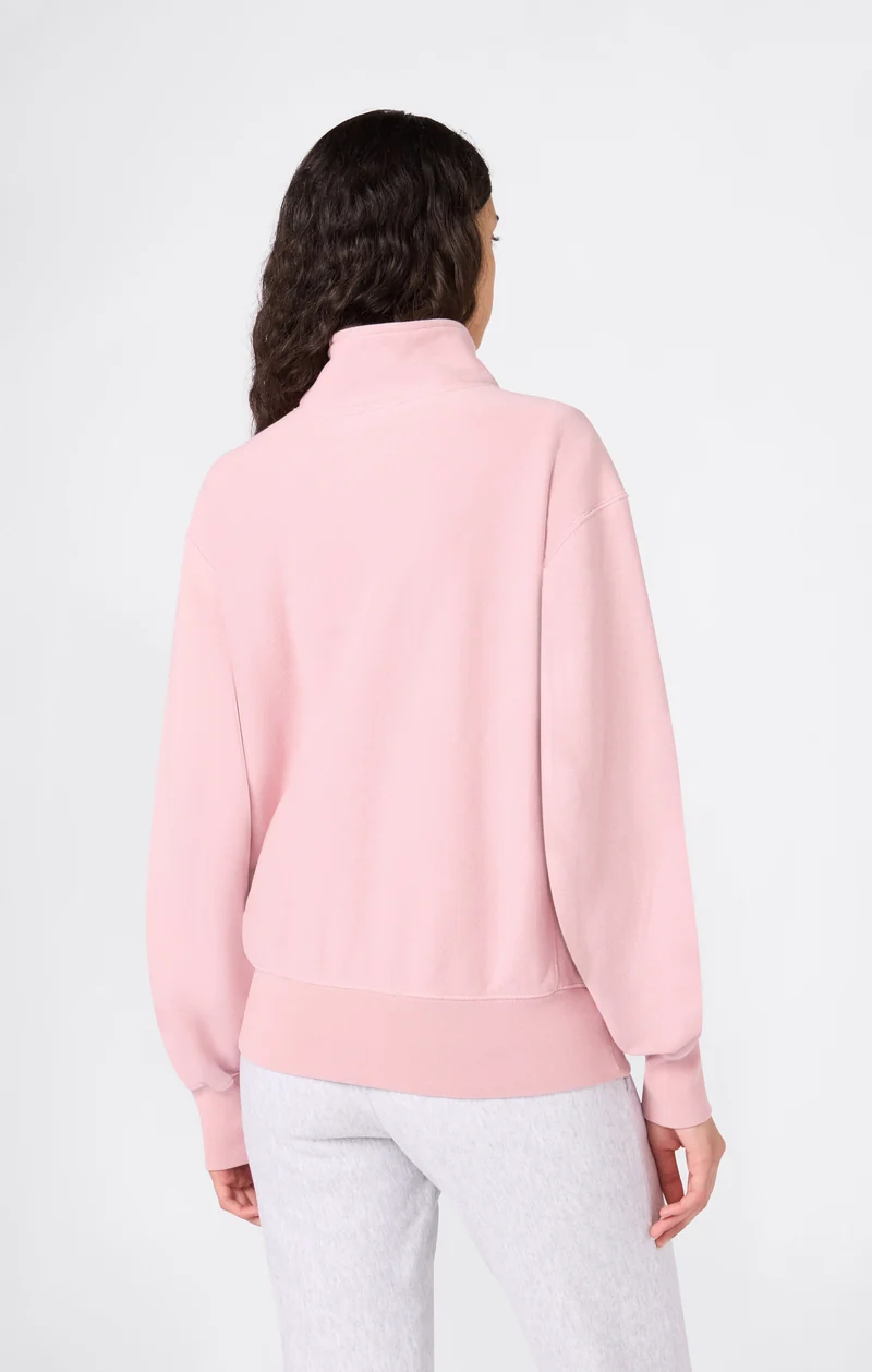 Women’s Heavyweight Half-Zip Fleece Sweatshirt Reverse Weave