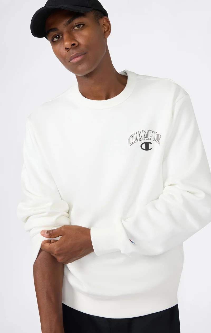 Men’s Fleece Crewneck Sweatshirt Street Varsity