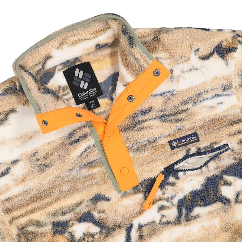 Helvetia II Printed Half Snap Fleece