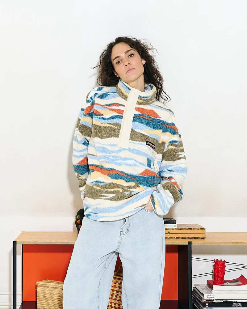 Helvetia II Printed Half Snap Fleece