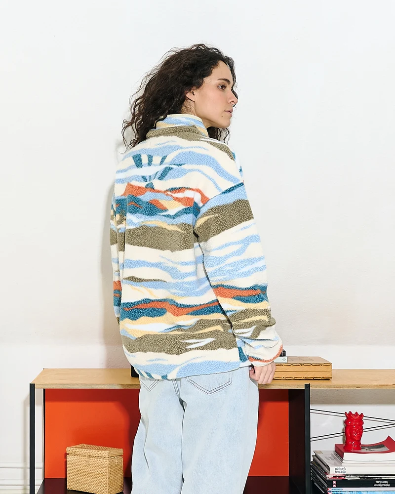 Helvetia II Printed Half Snap Fleece