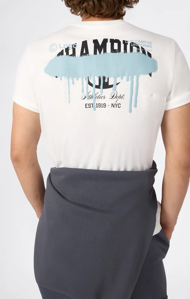 Men’s Crewneck T-Shirt Street Varsity