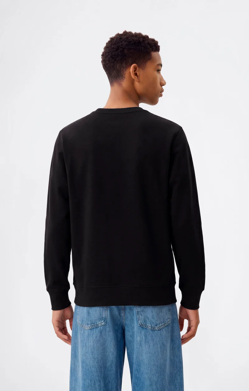 Boys' Fleece Crewneck Sweatshirt Script Logo