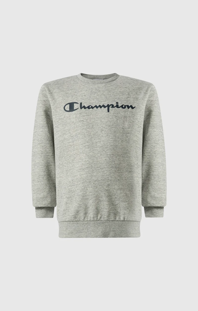Boys' Fleece Crewneck Sweatshirt Script Logo