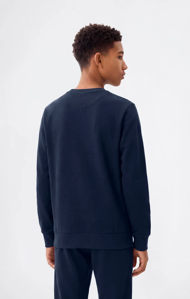 Boys' Fleece Crewneck Sweatshirt Script Logo