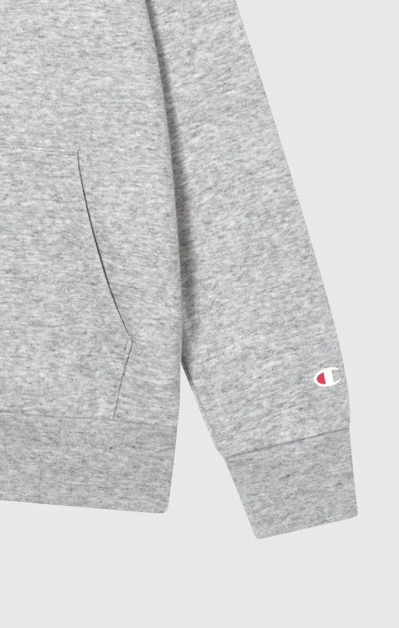 Boys' Fleece Full Zip Hoodie Script Logo