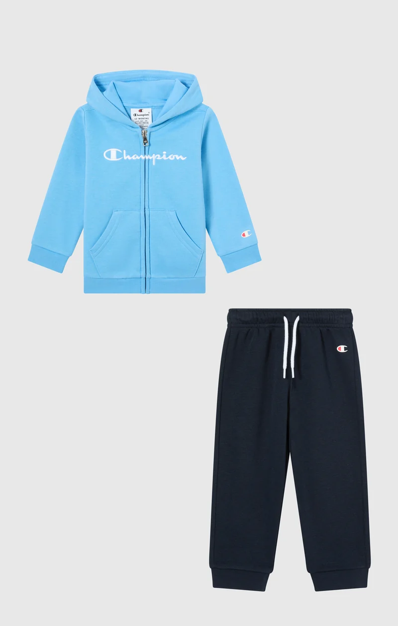 Baby Hooded Full Zip Fleece Sweatsuit Icons