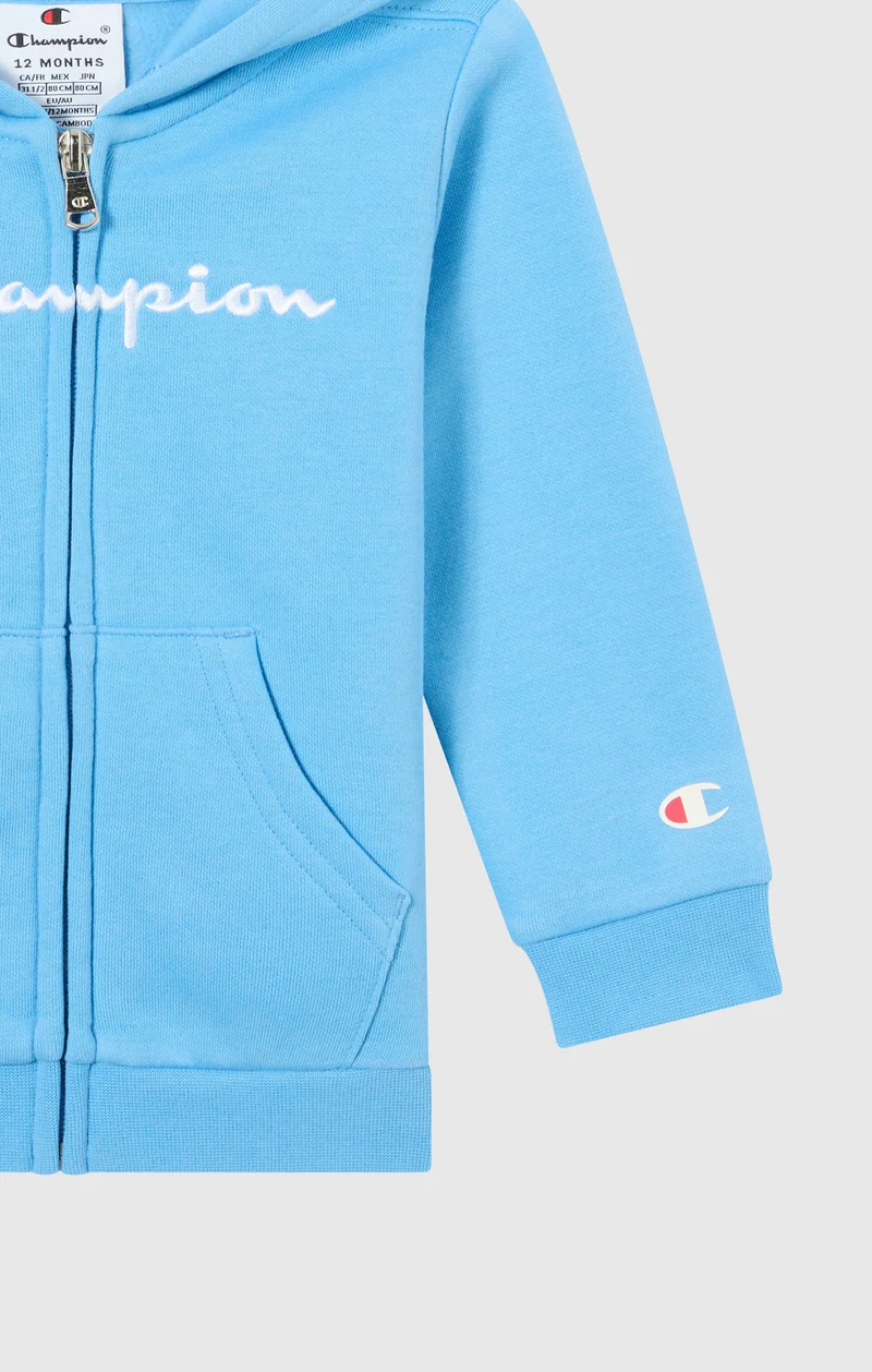 Baby Hooded Full Zip Fleece Sweatsuit Icons