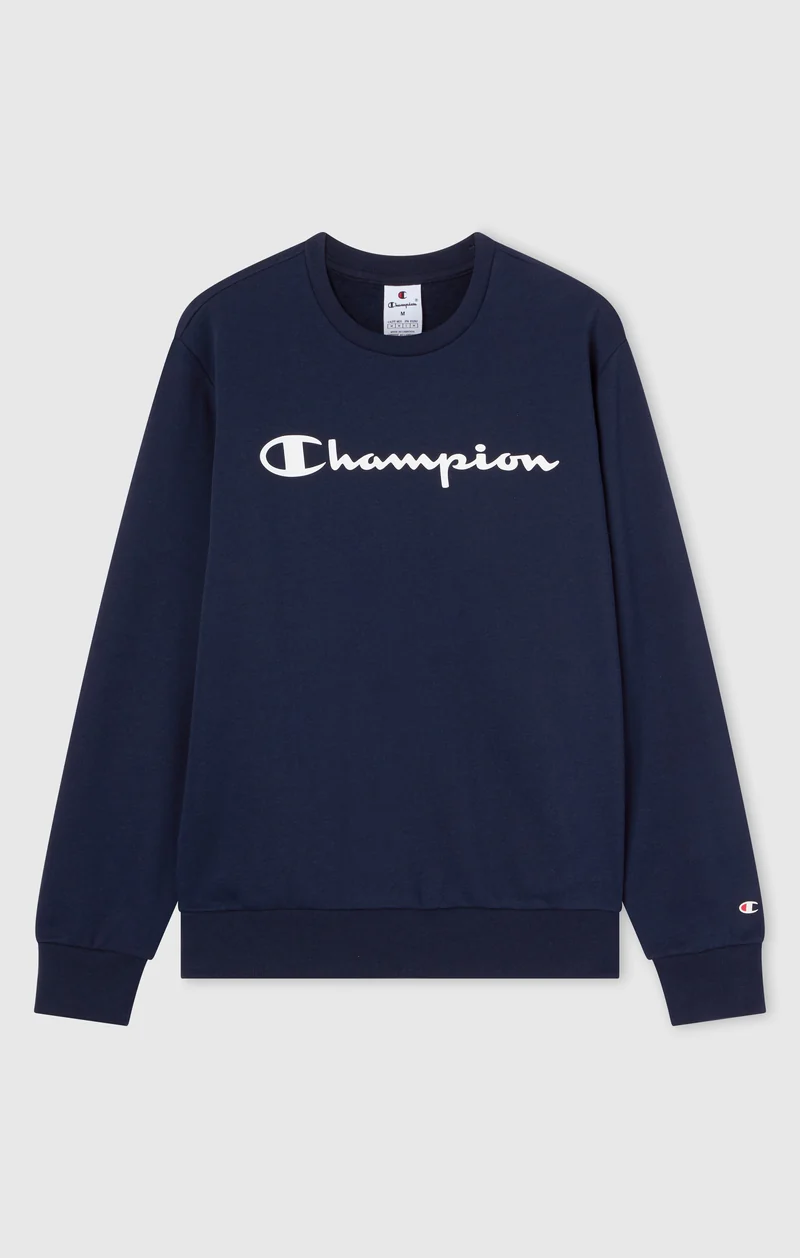 Men’s Fleece Crewneck Sweatshirt Script Logo