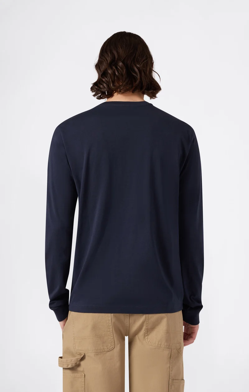 Men’s Long Sleeve T-Shirt Script Logo