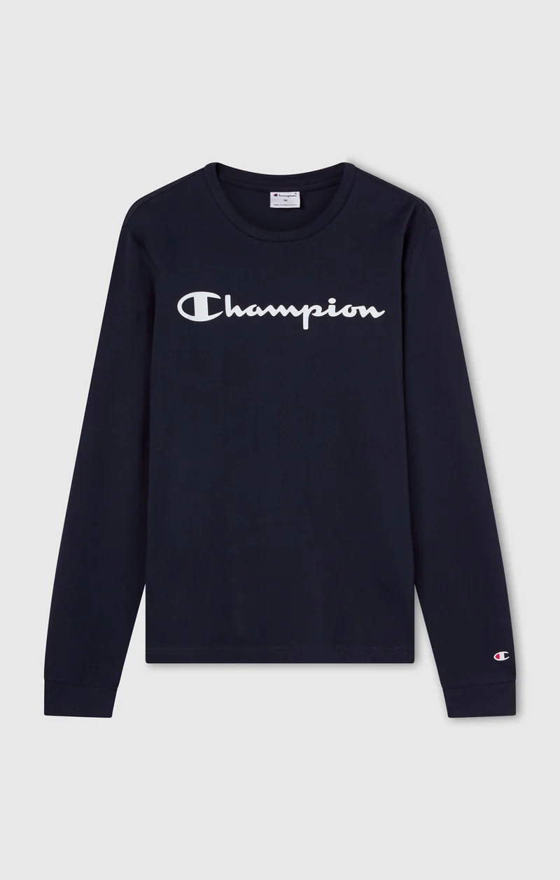 Men’s Long Sleeve T-Shirt Script Logo
