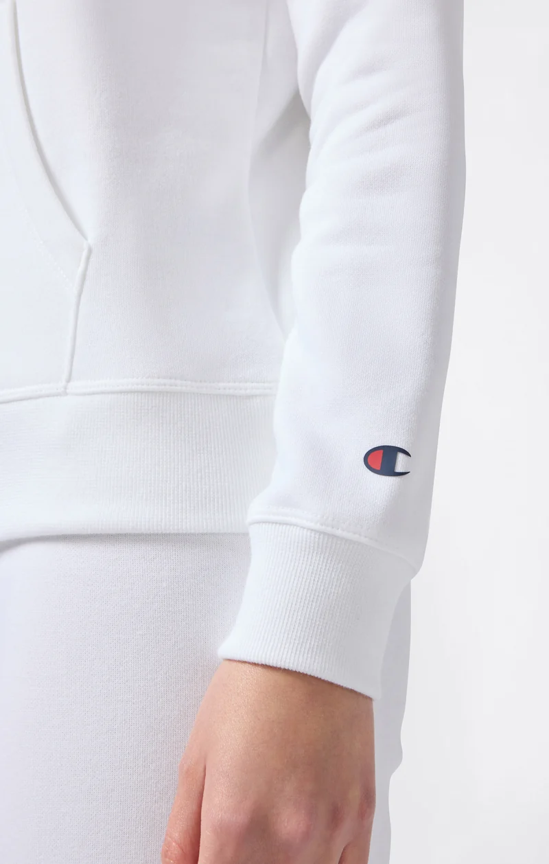 Women's Fleece Hooded Sweatshirt Script Logo
