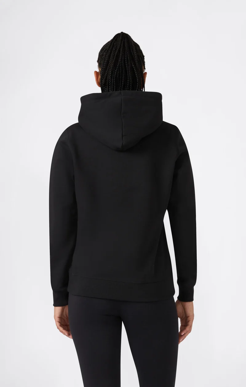 Women's Fleece Hooded Sweatshirt Script Logo