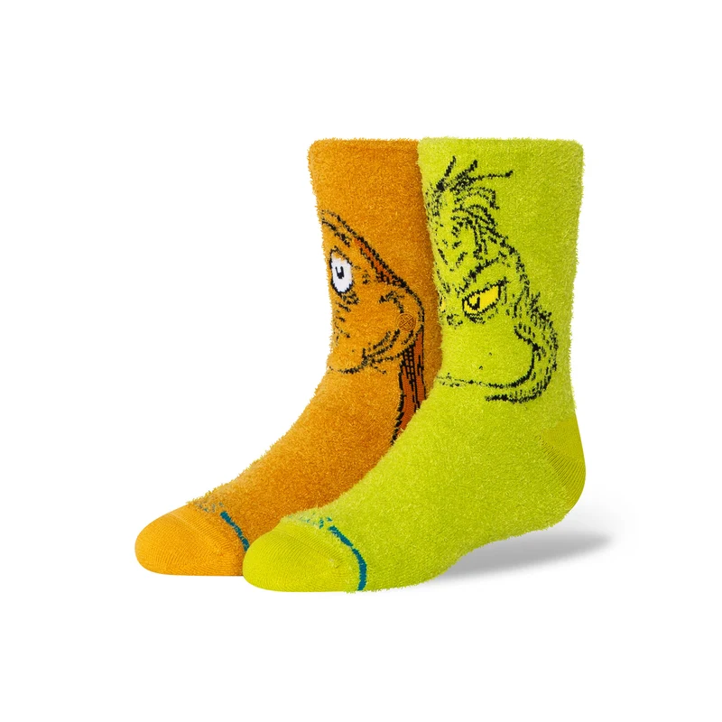 Grinch And Max Kids Socks