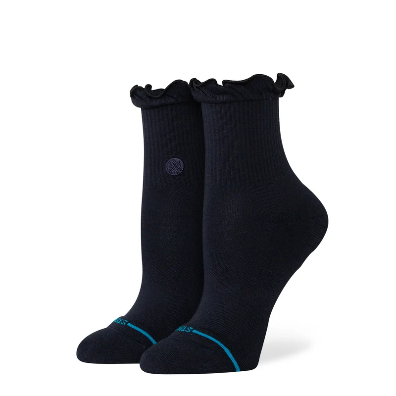 Wmns Ruffle Icon Quarter Socks