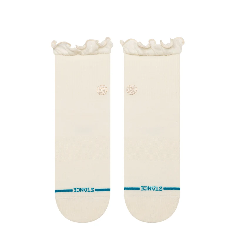 Wmns Ruffle Icon Quarter Socks