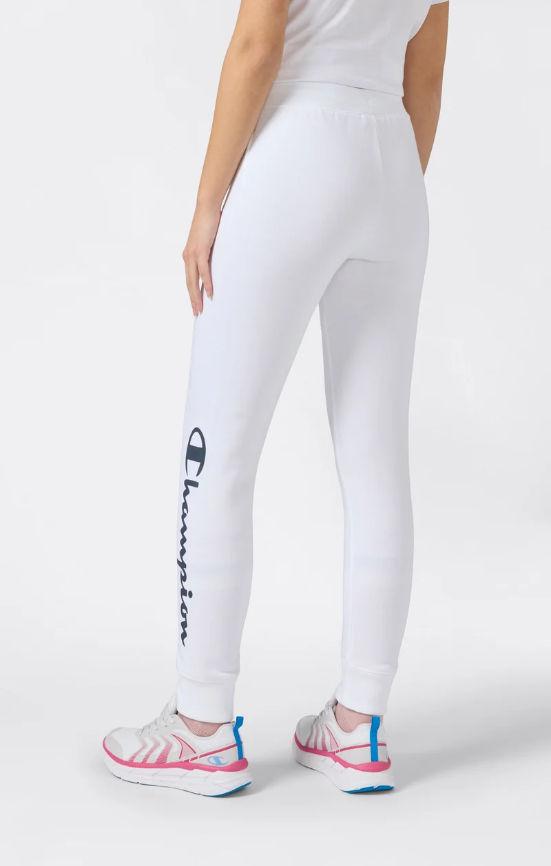 Women's Script Logo Rib Cuff Jogger Pants