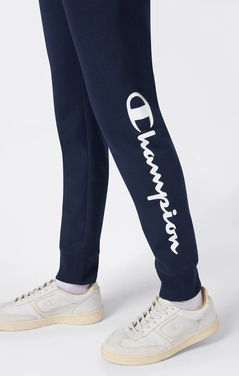 Women's Script Logo Rib Cuff Jogger Pants