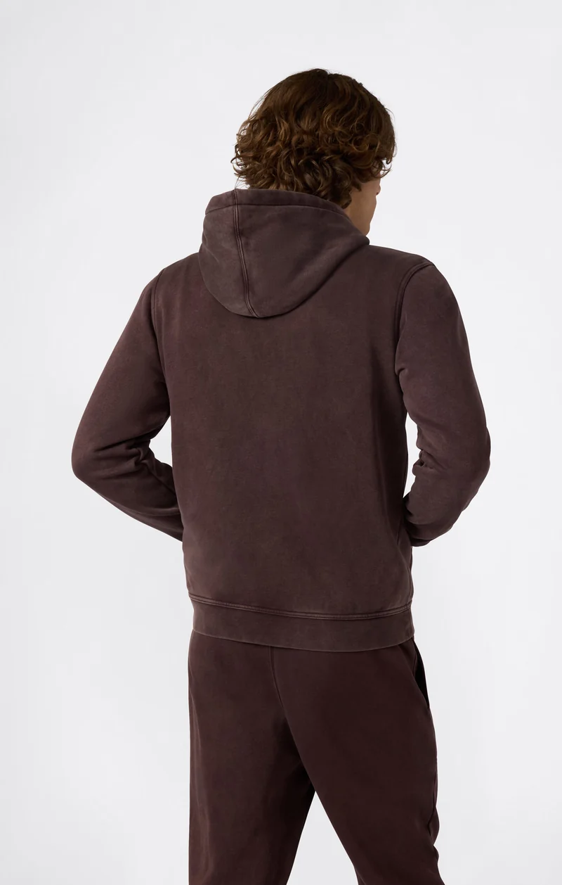 Men’s Washed Fleece Full Zip Hoodie Icons